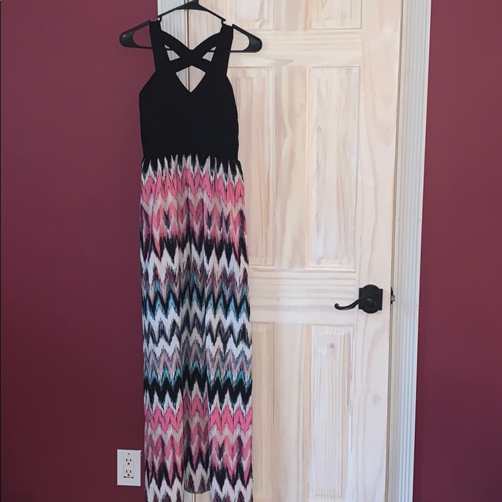 Multi - color maxi dress dress size 3